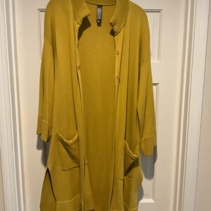 MarlaWynne Mustard Cardigan